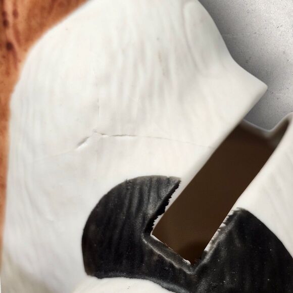 Vintage Fitz & Floyd Dog Desk Notepad Holder Ceramic 1990s Office Decor Japan - Picture 5 of 10